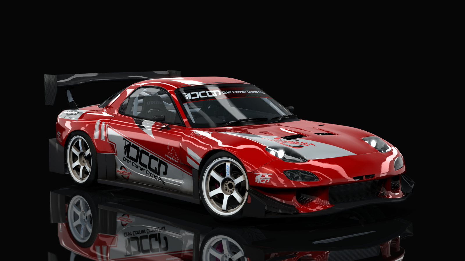 DCGP S9 MAZDA RX7, skin red