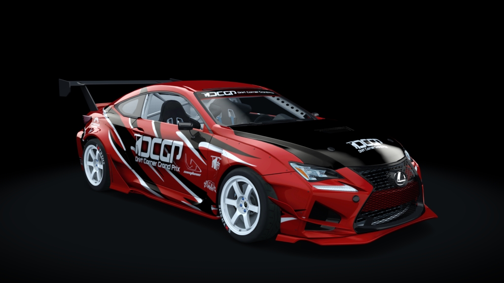 DCGP X LEXUS RCF, skin red