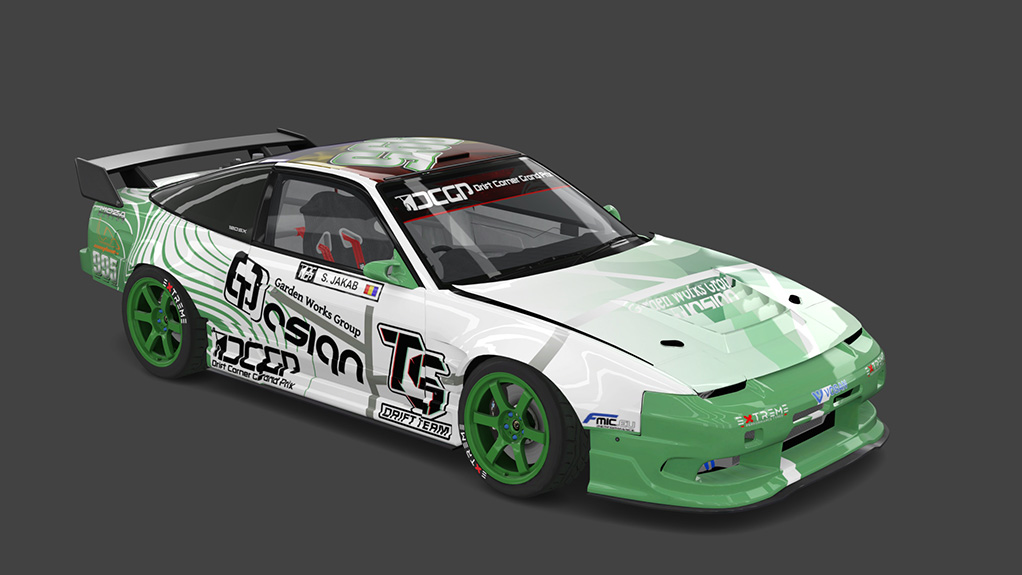 DCGP X NISSAN 180sx, skin DCGP-18400-416-92-655d02b14c82b