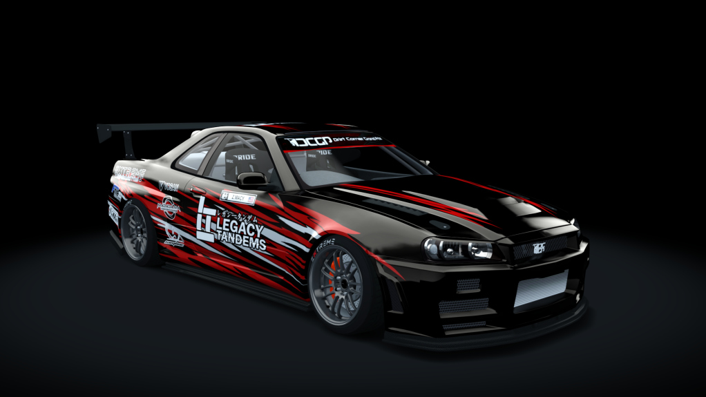 DCGP X NISSAN R34, skin DCGP-18288-418-92-65978e972b725