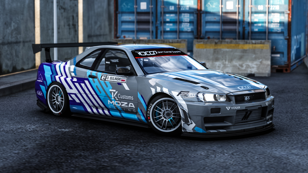 DCGP X NISSAN R34, skin DCGP-18347-418-92-66040f060cc94