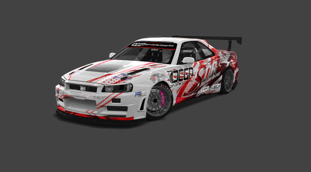 DCGP X NISSAN R34, skin DCGP-18705-418-92-65ce35b267cca