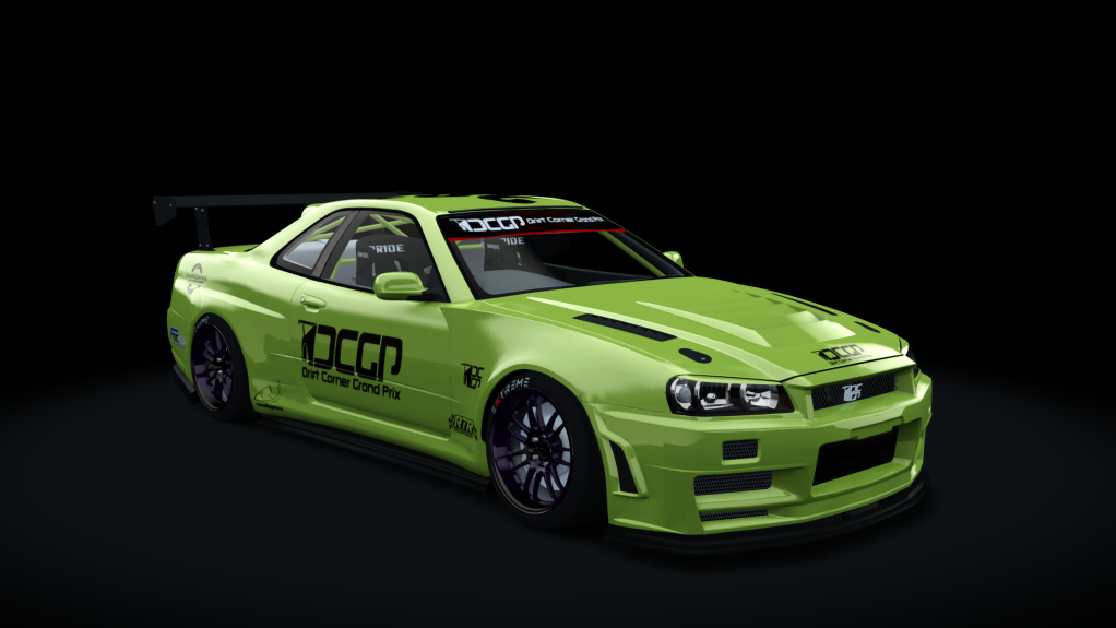 DCGP X NISSAN R34, skin DCGP-18721-418-92-65cbc179815eb