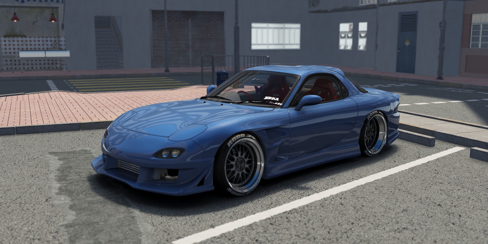 DWG Mazda RX-7 FD3S Veilside D1-GT, skin innocent_blue_mica