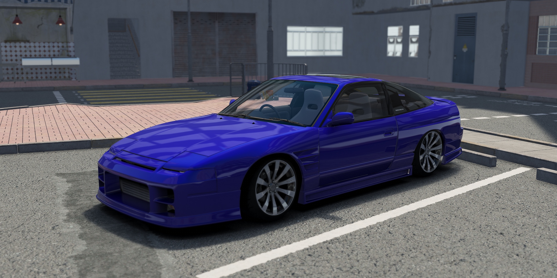 DWG Nissan 180SX G-Corp, skin Blue