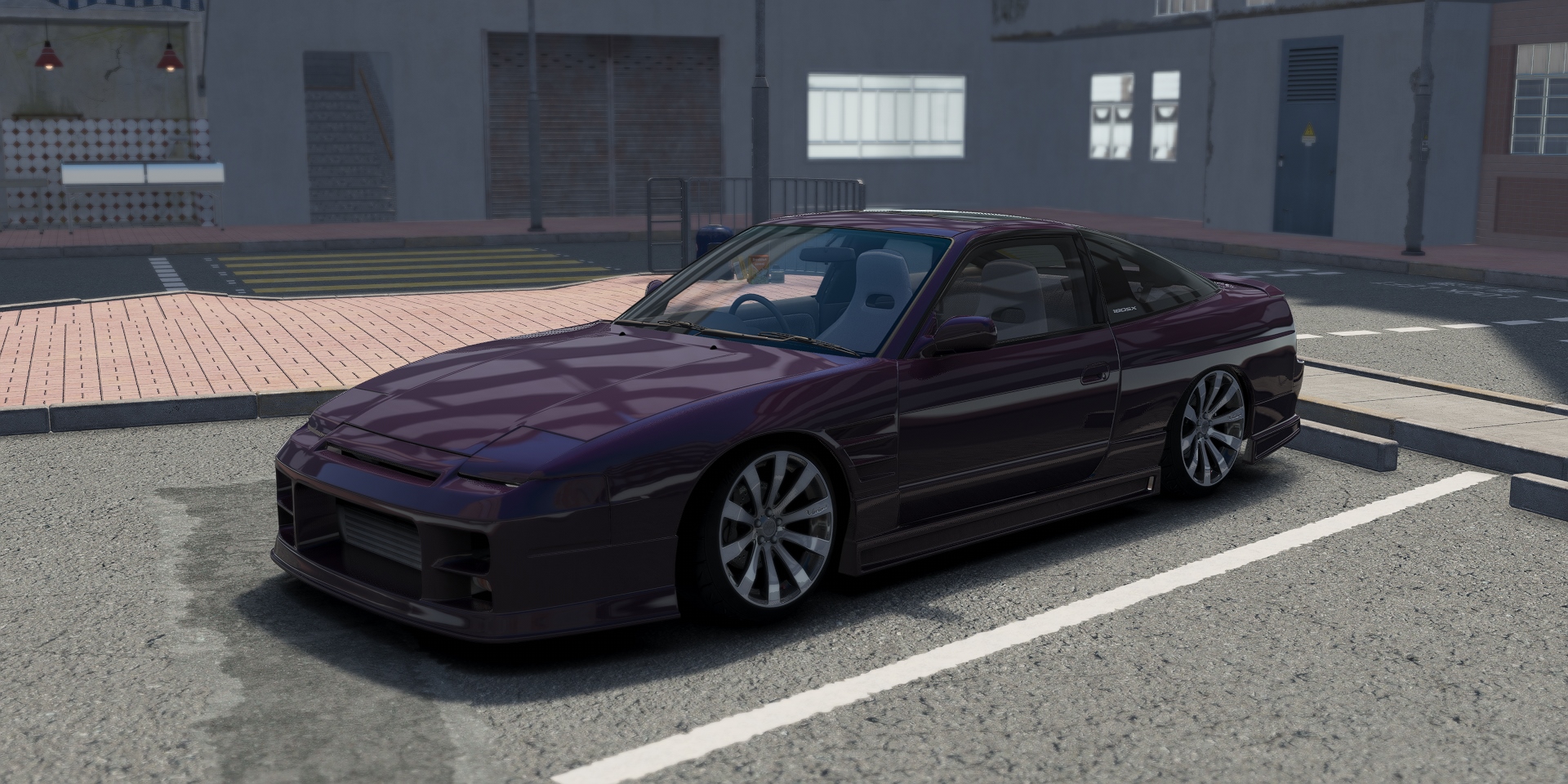 DWG Nissan 180SX G-Corp, skin Midnight_Purple