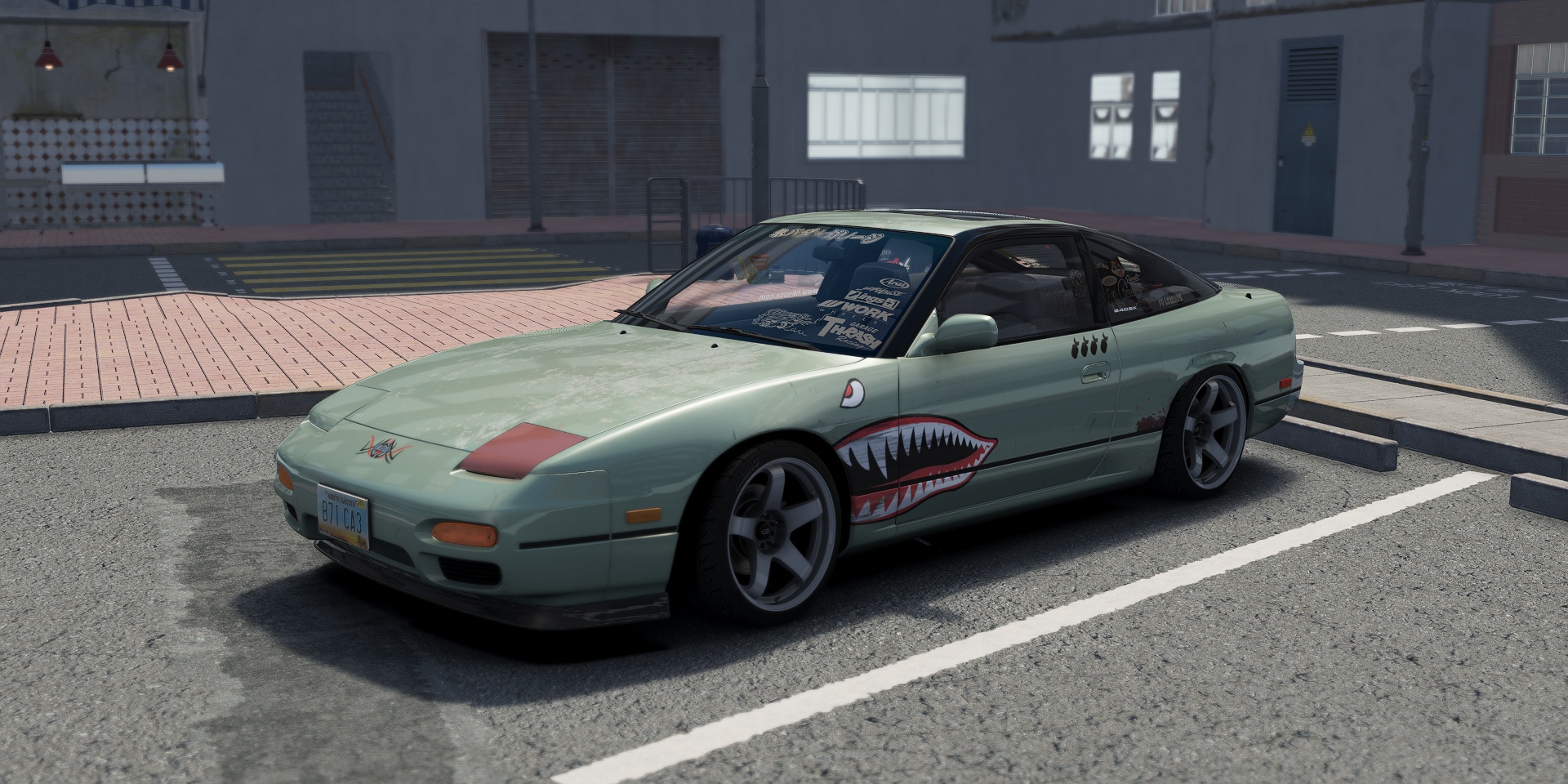 DWG Nissan 240SX Hatch, skin Missile