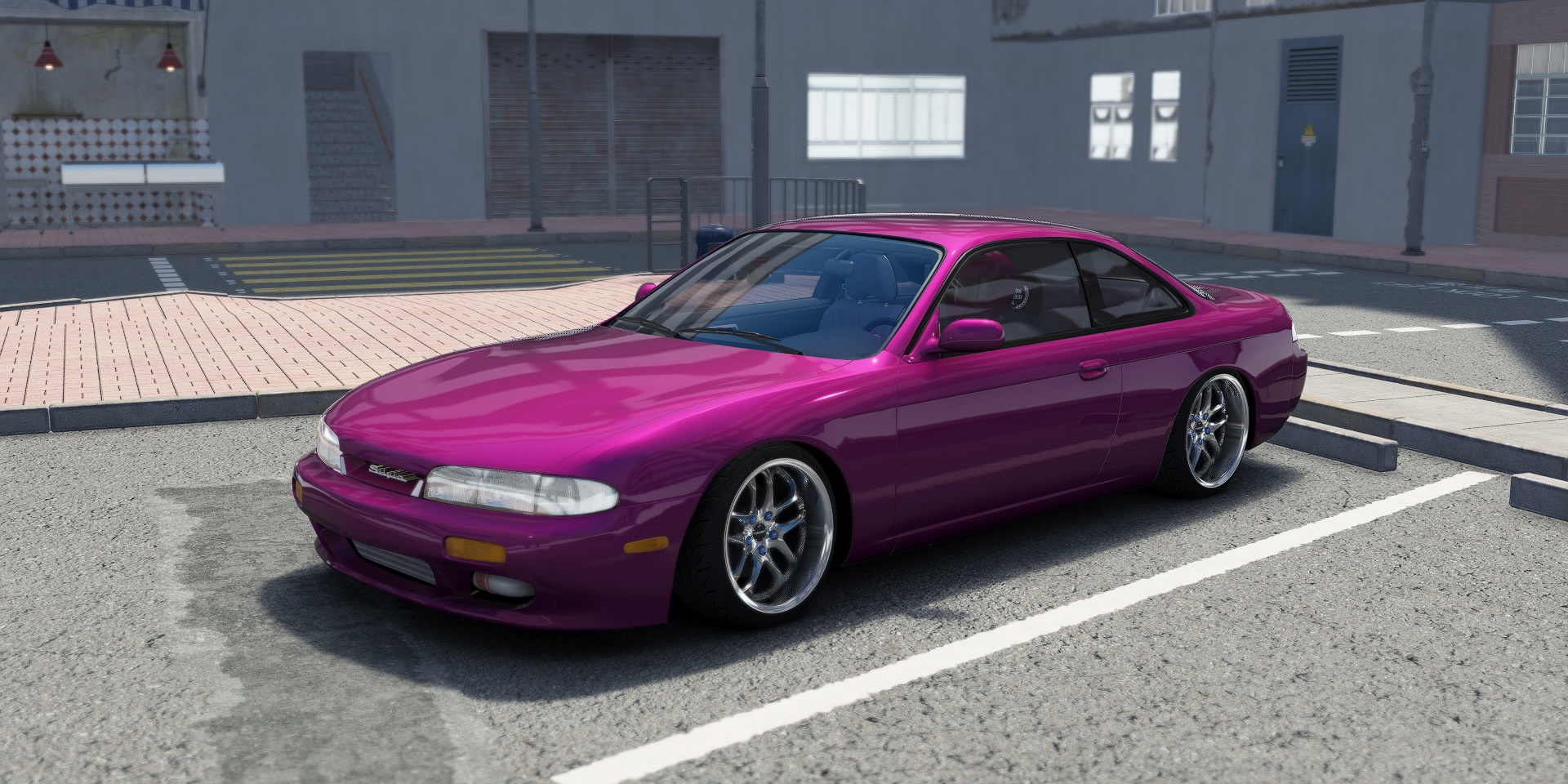 DWG Nissan 240sx S14 Zenki, skin Pink