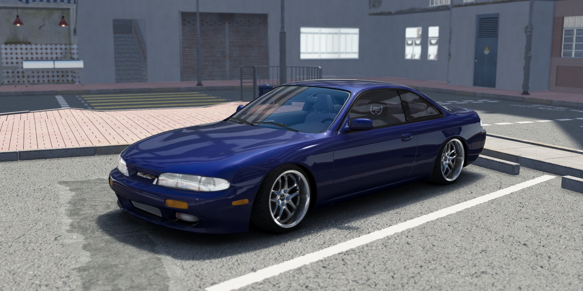 DWG Nissan 240sx S14 Zenki, skin blue