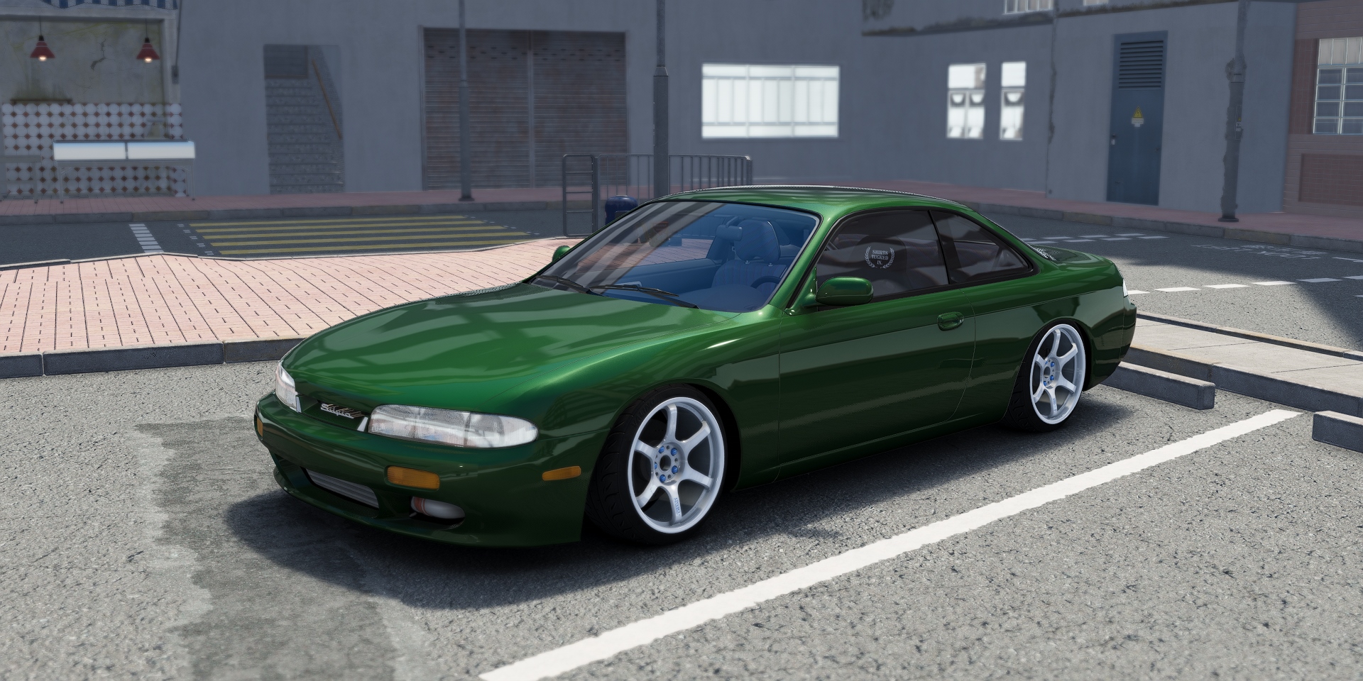 DWG Nissan 240sx S14 Zenki, skin green