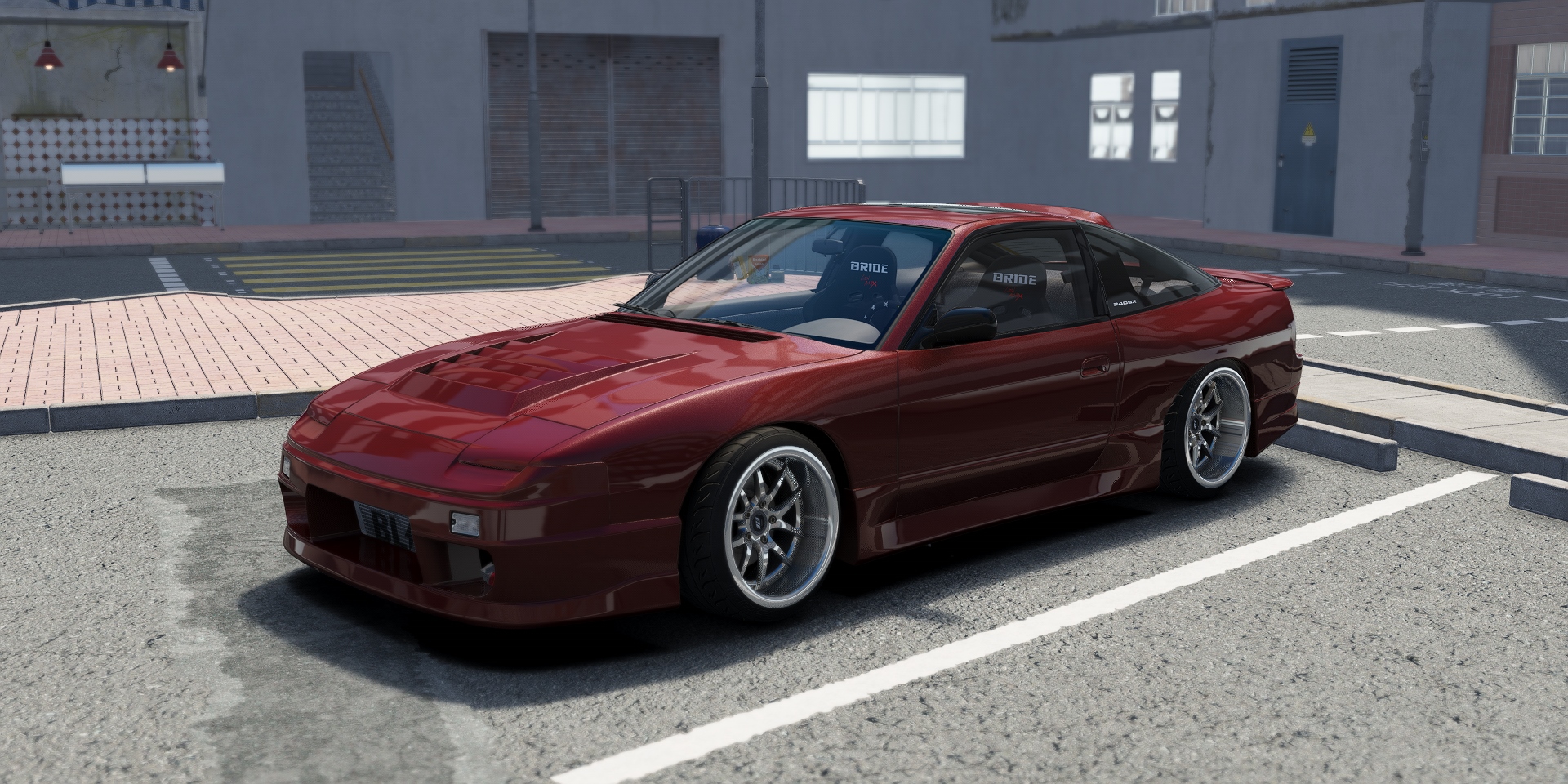 DWG Nissan 240sx SR20, skin Blood Red