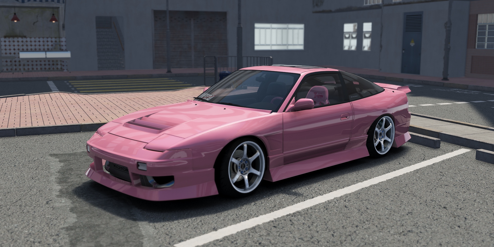 DWG Nissan 240sx Uras, skin pink