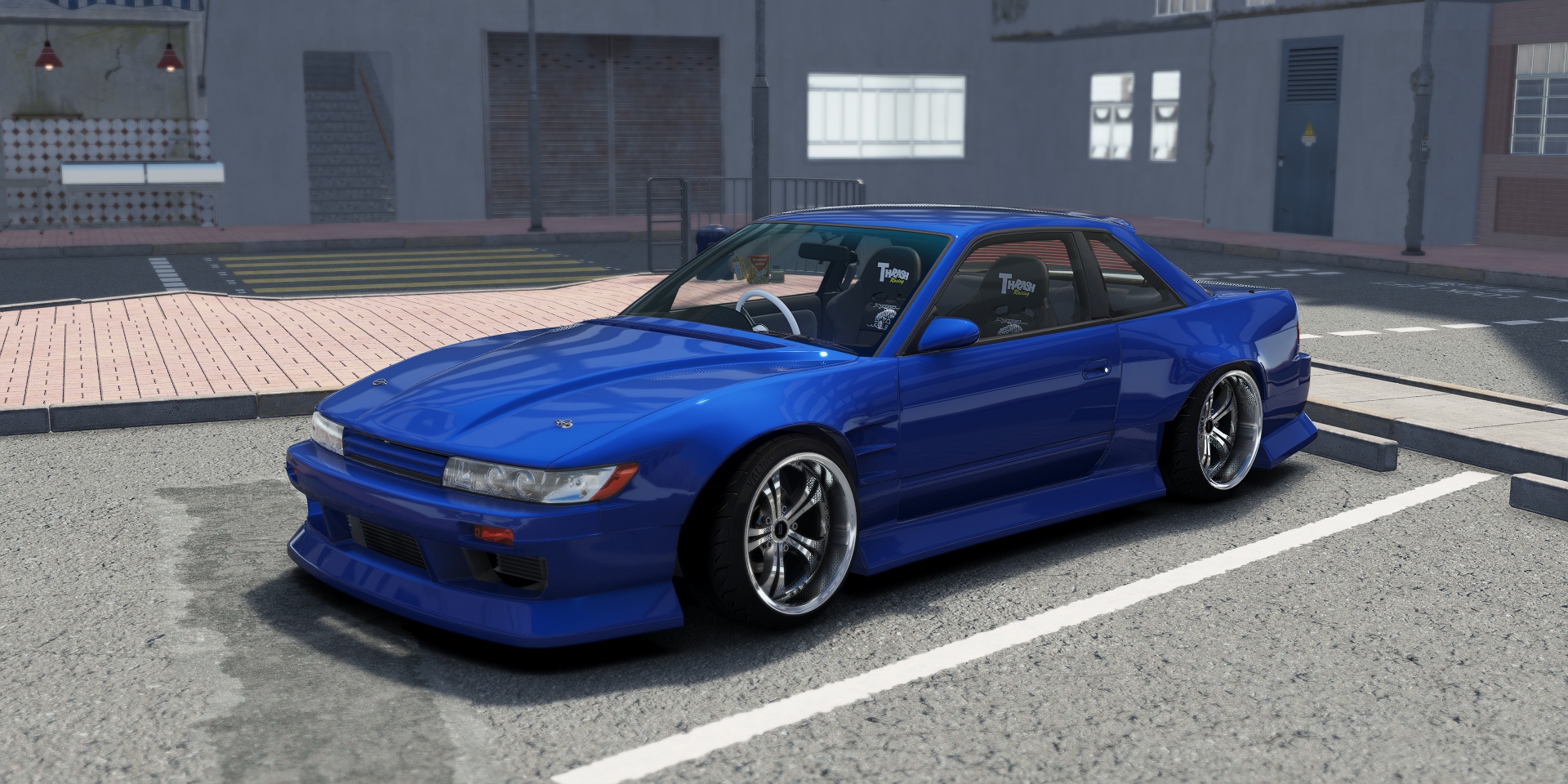 DWG Nissan Silvia PS13 BN Sports, skin Sapphire_blue