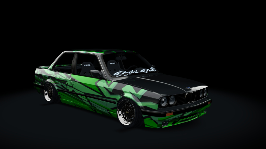 DzikiDrift BMW E30 Coupe, skin gruzin