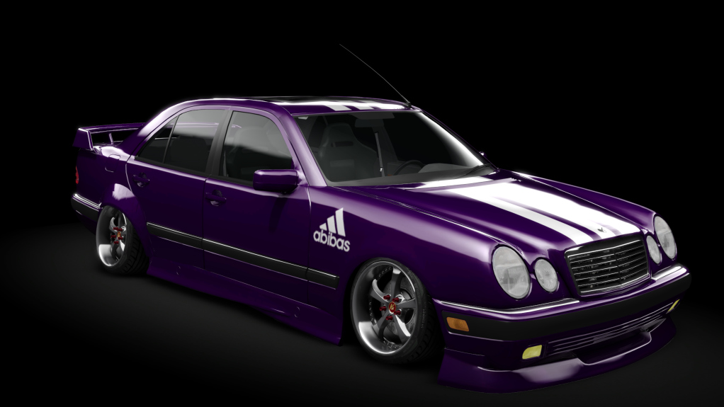 DzikiDrift Mercedes W210 Sedan, skin sliwka