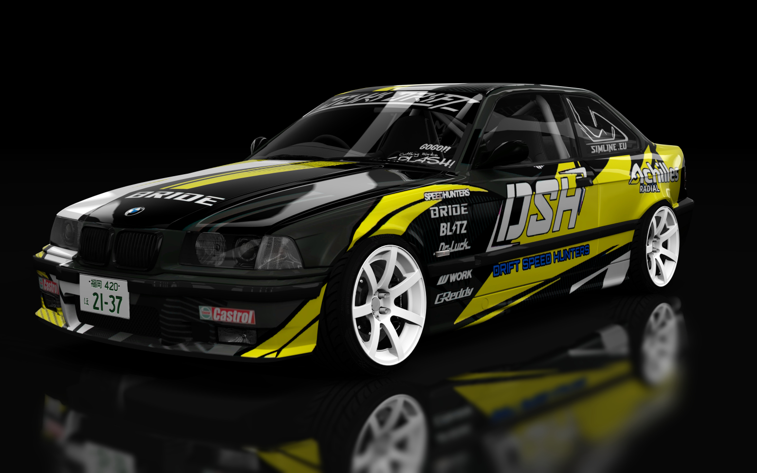 Dziki Drift Bmw e36, skin DSH