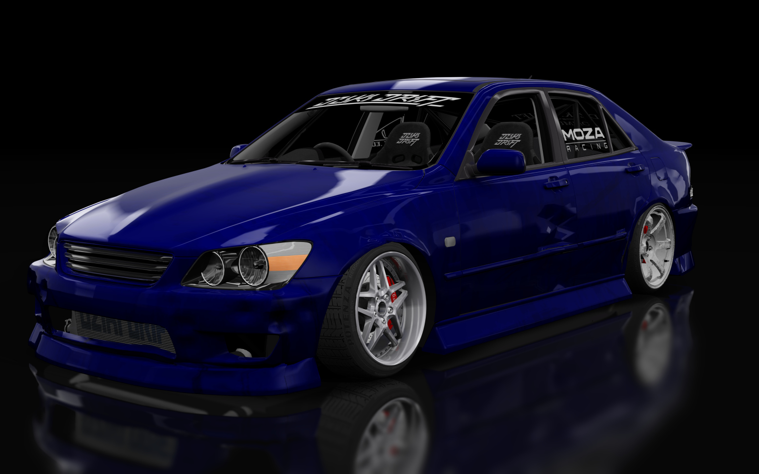 Dziki Drift Lexus IS200, skin Blue