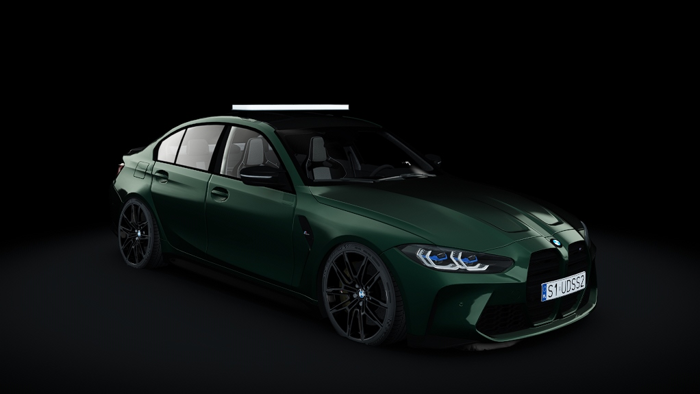 UDS S2 BMW M3 G80 Competiton SAFETY CAR, skin 02_M_isle_of_Man_Green