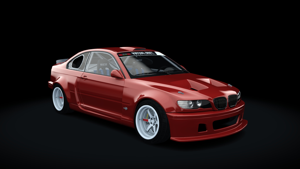 VDC BMW E46 HGK Public 3.0, skin Hellrot