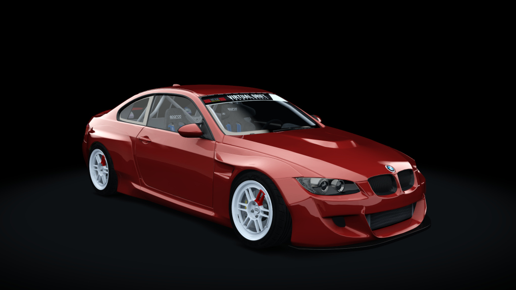 VDC BMW E92 M3 Public 3.0, skin Hellrot