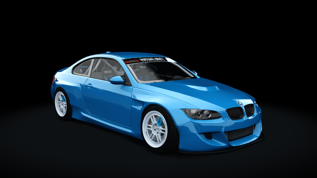 VDC BMW E92 M3 Public 3.0, skin Laguna_Seca_Blue