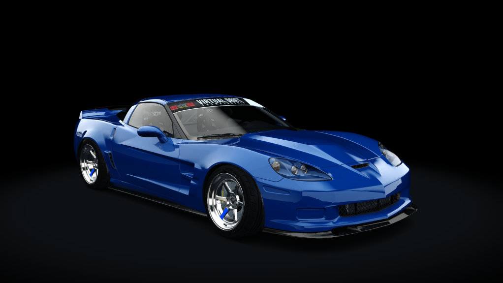 VDC Chevrolet Corvette C6 Public 3.0, skin 03_laguna_blue_sw