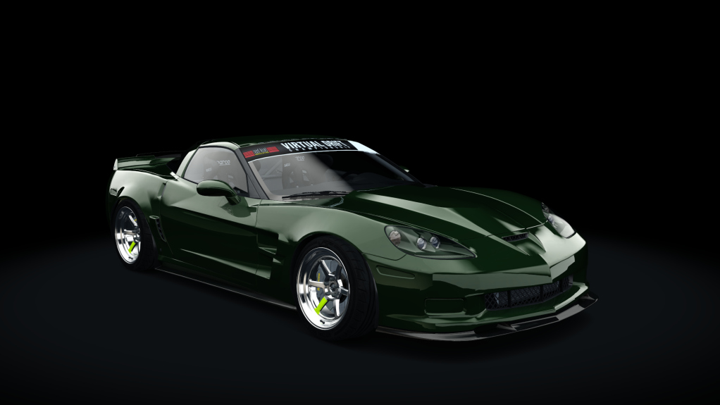 VDC Chevrolet Corvette C6 Public 3.0, skin 06_lime_rock_green