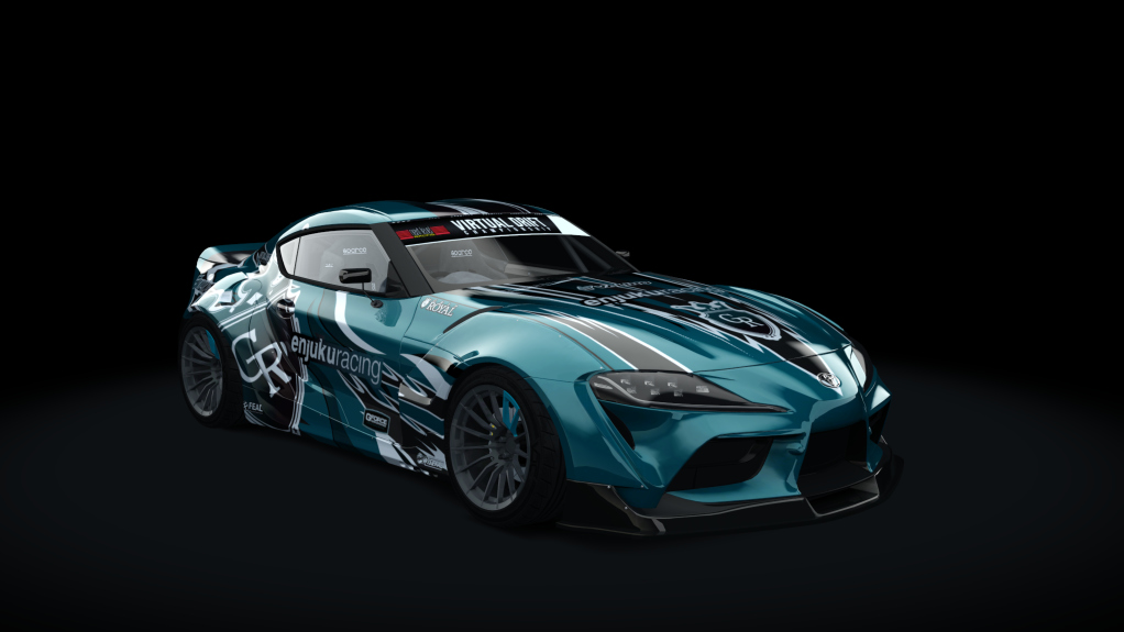 VDC Toyota Supra A90 Public 3.0, skin VDC ANDREAS DARK TEAL