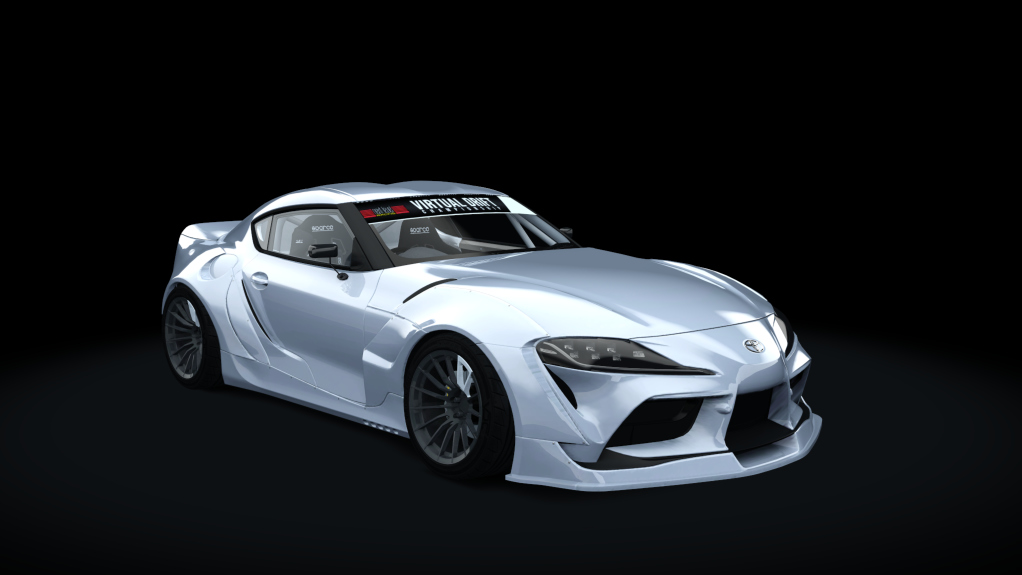 VDC Toyota Supra A90 Public 3.0, skin ice_silver