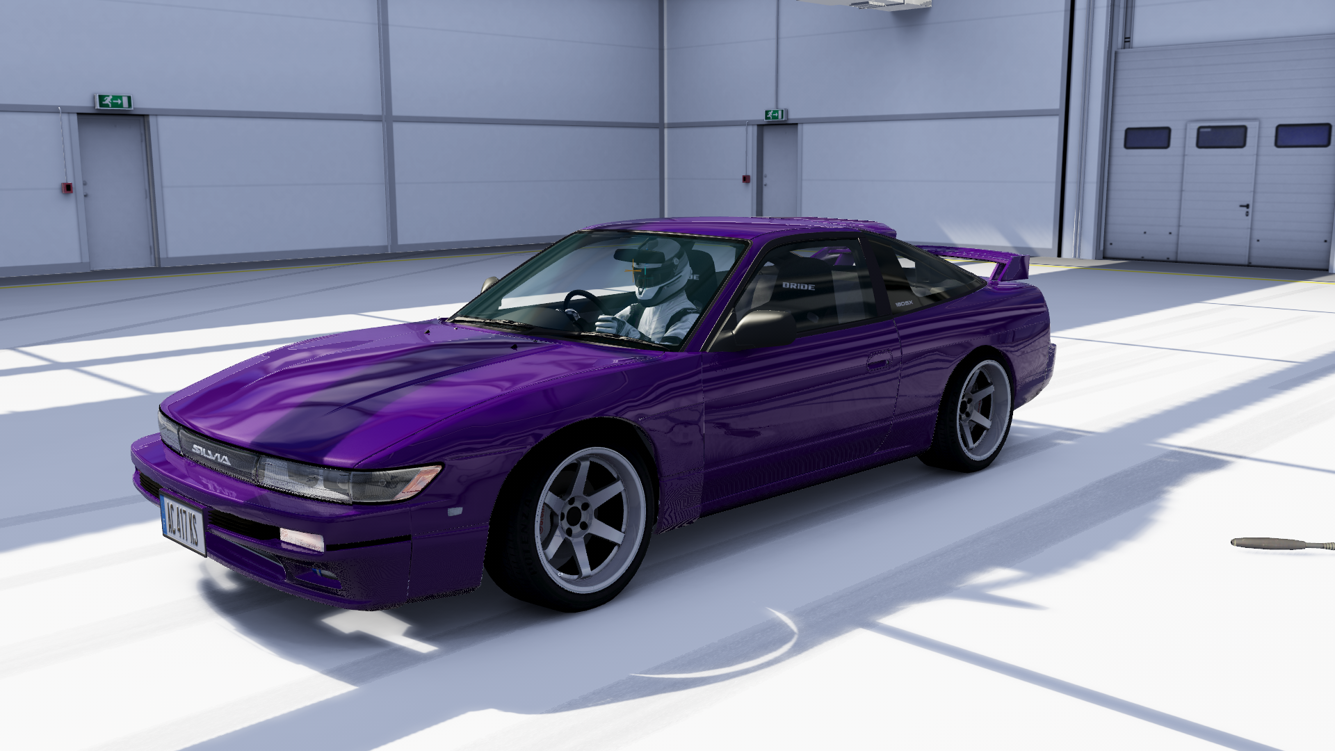 WDTS 2023 Nissan 180SX, skin Stock Sileighty