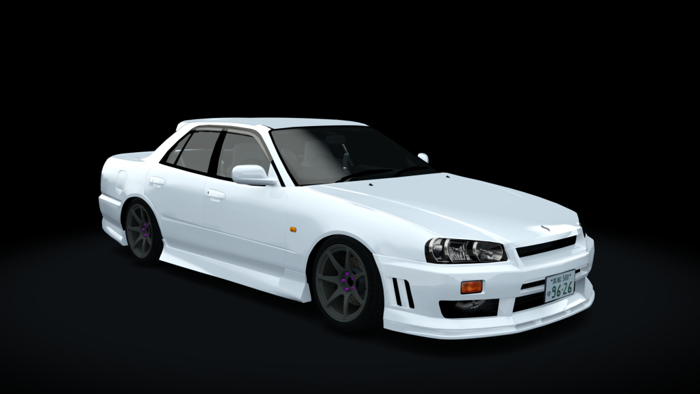 Nissan Skyline HR34, skin 05_pearl_white