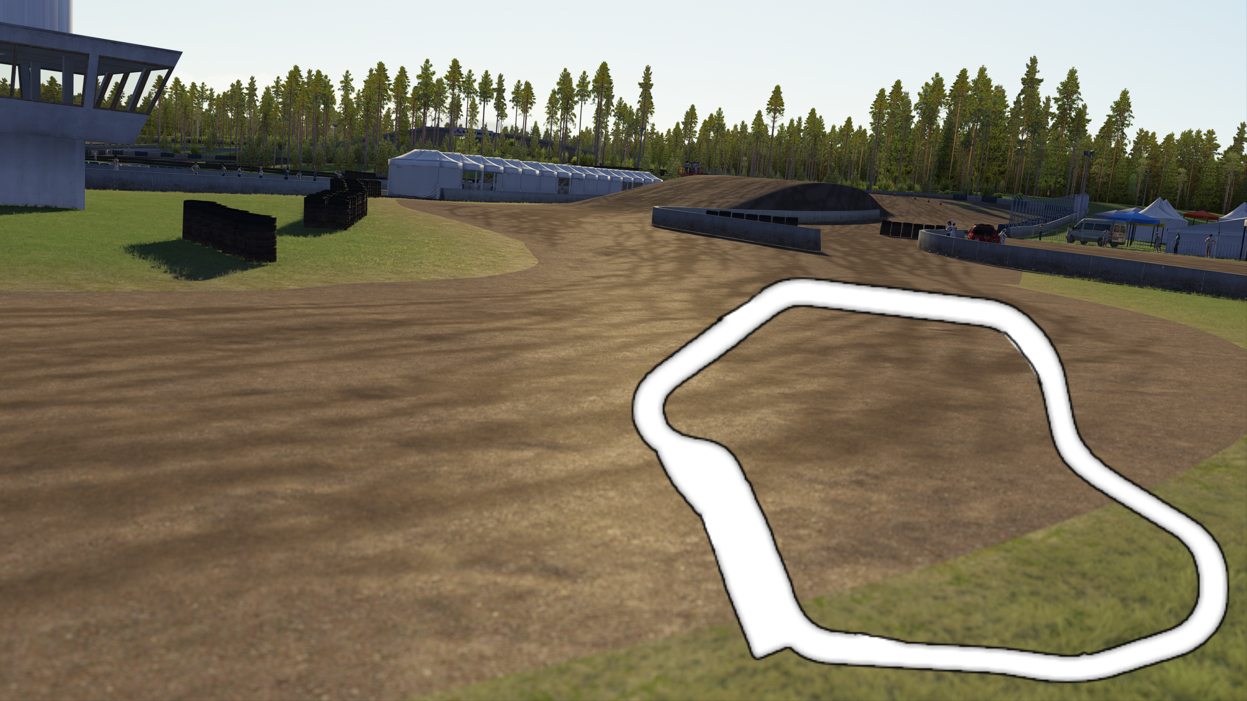 Tykkimäki Kouvola Circuit, layout dirt_a