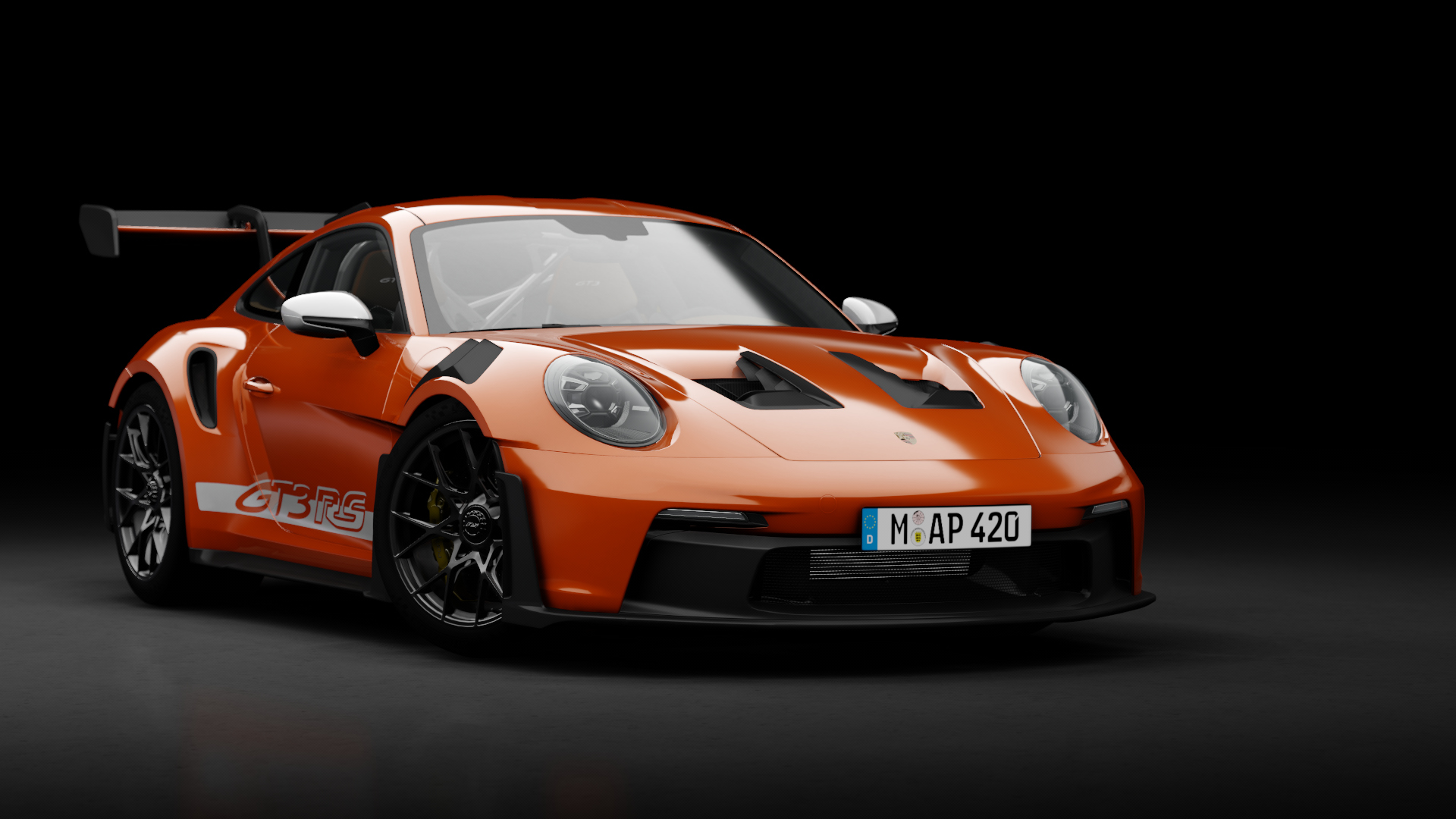 Porsche 911 GT3 RS (992), skin 00_lava_orange