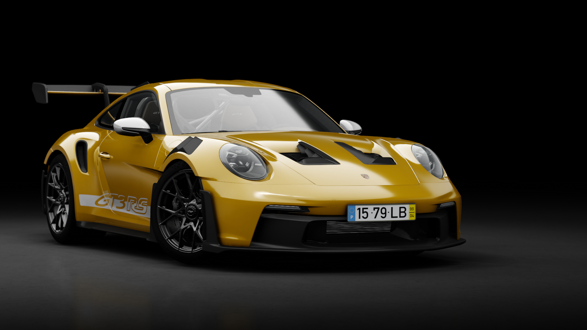 Porsche 911 GT3 RS (992), skin 09_signal_yellow