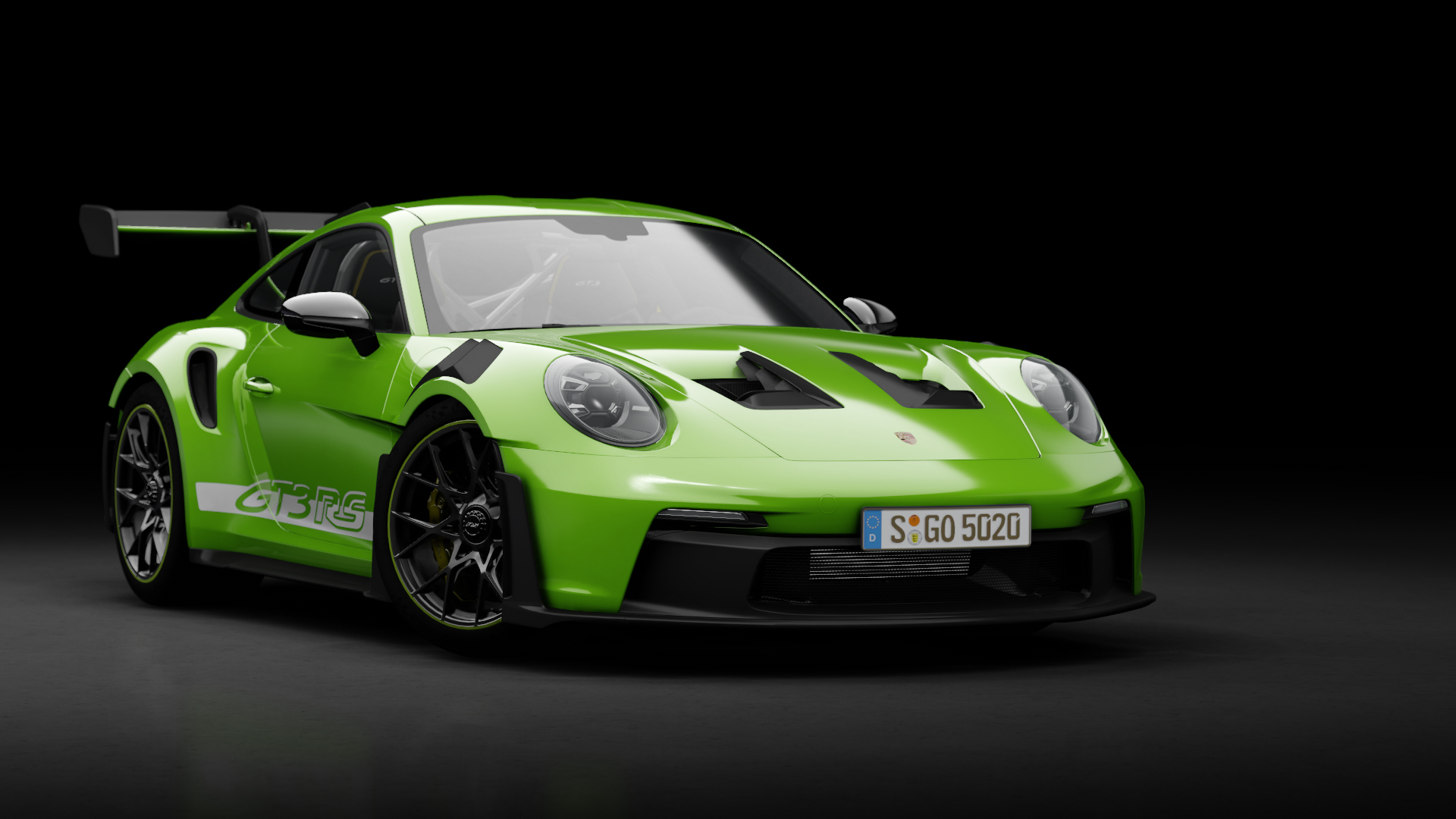 Porsche 911 GT3 RS (992), skin 112_python_green