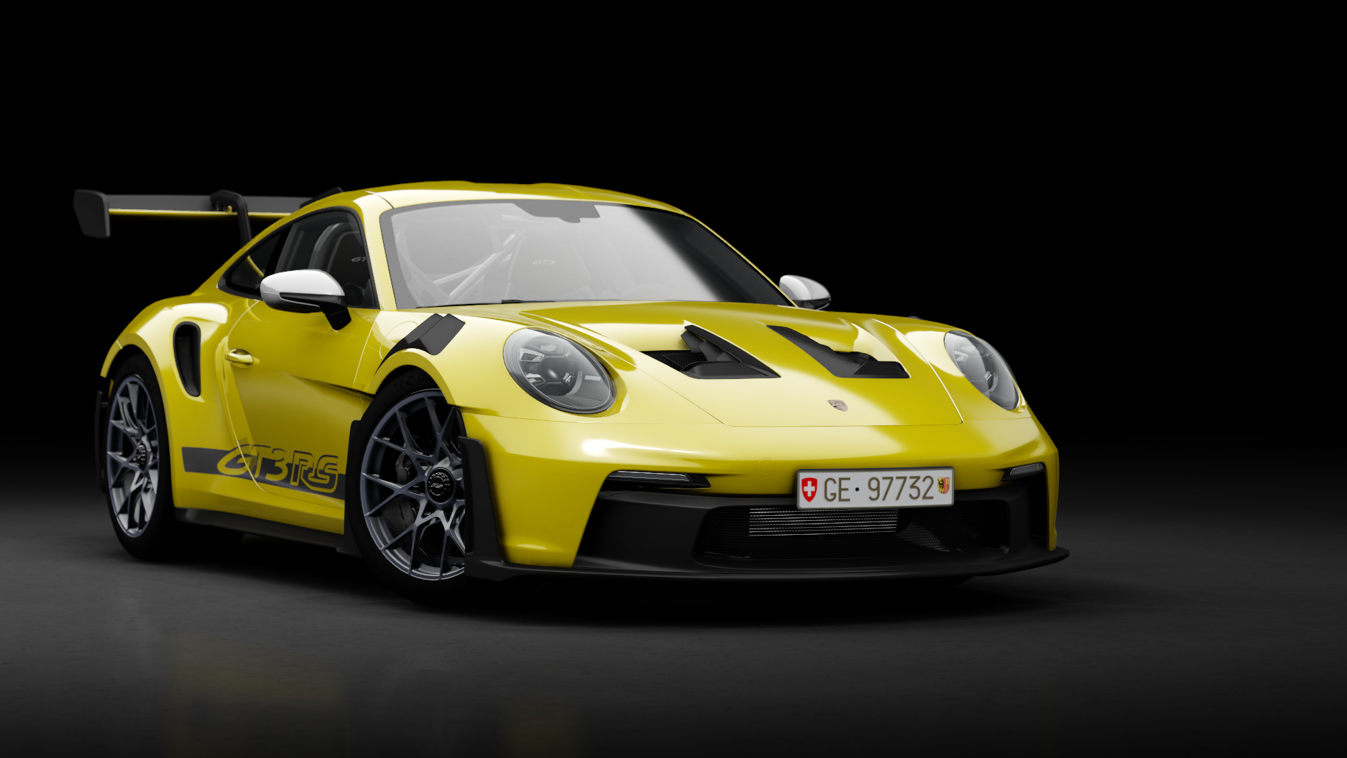 Porsche 911 GT3 RS (992), skin Racing Yellow