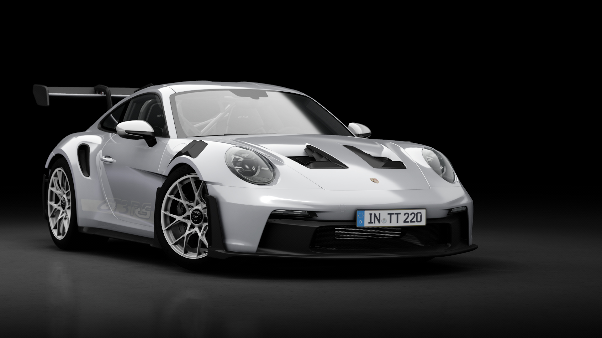 Porsche 911 GT3 RS (992), skin Silver GT1