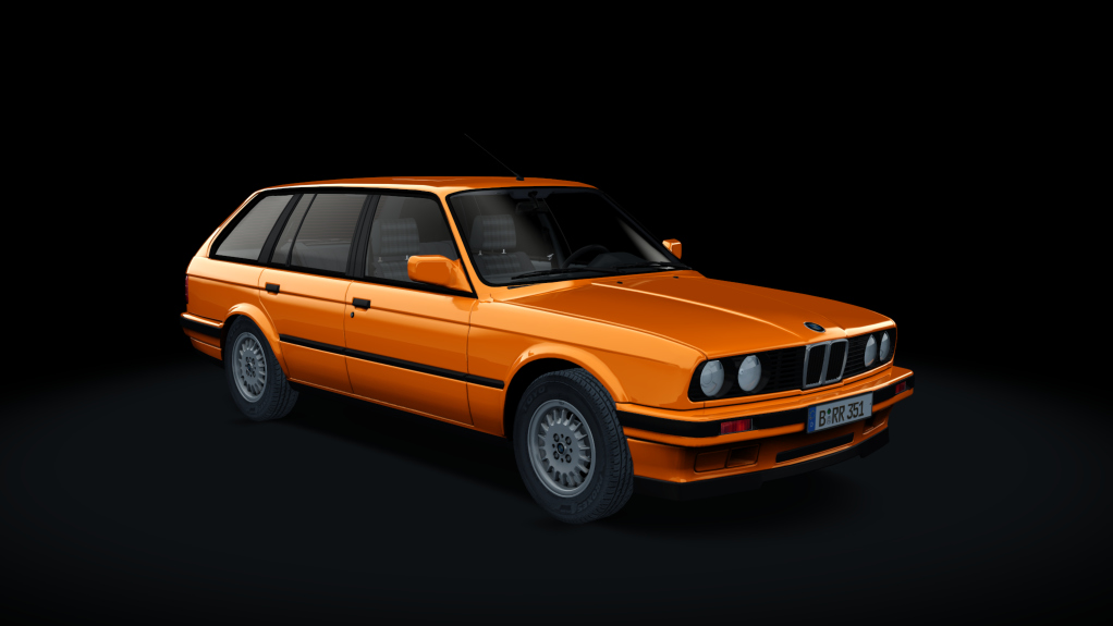 BMW 325i E30 Touring, skin orange