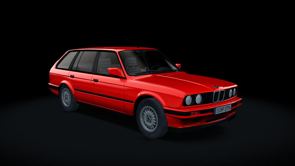 BMW 325i E30 Touring, skin red