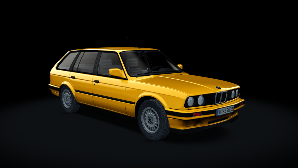 BMW 325i E30 Touring, skin yellow