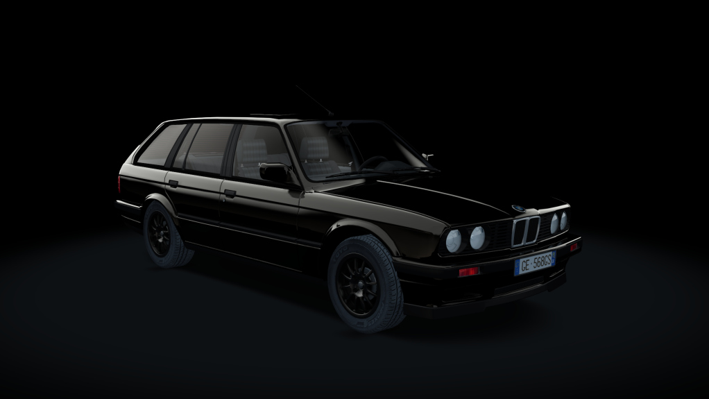 BMW 325i E30 Touring S1, skin black