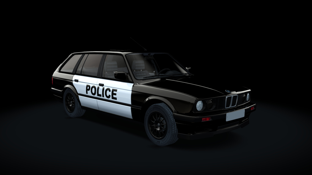BMW 325i E30 Touring S1, skin sheriff