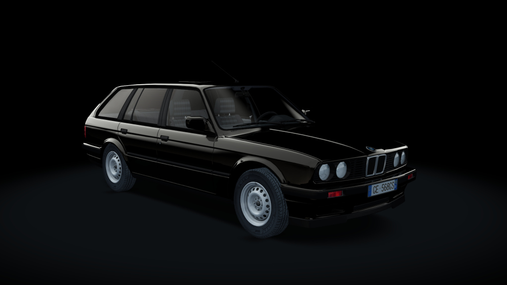 BMW 325iX E30 Touring, skin black