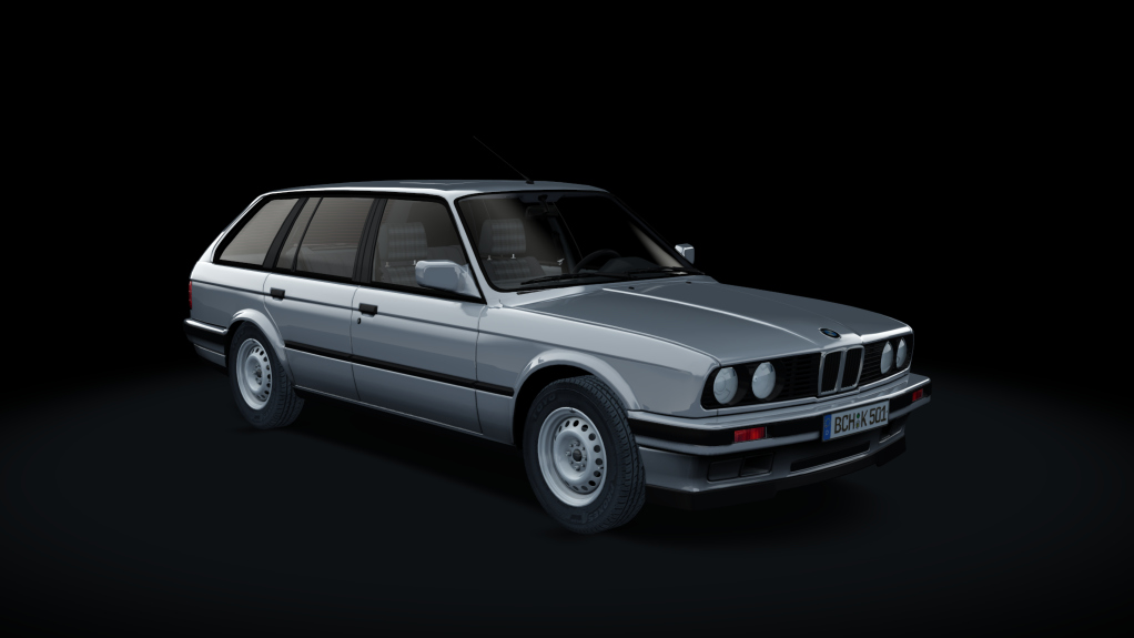 BMW 325iX E30 Touring, skin grey