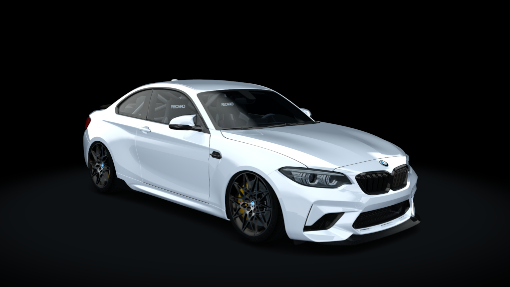 BMW M2 Competition S, skin 00_Alpine_White