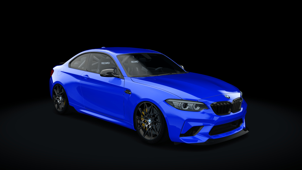 BMW M2 Competition S, skin estoril blau