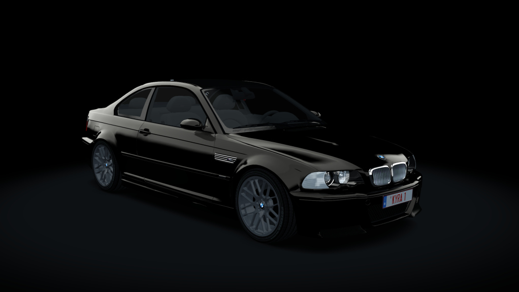 BMW M3 (E46) CSL, skin black