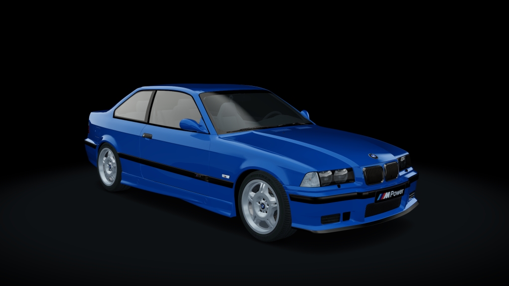 BMW M3 E36 3.0 286cv, skin blue