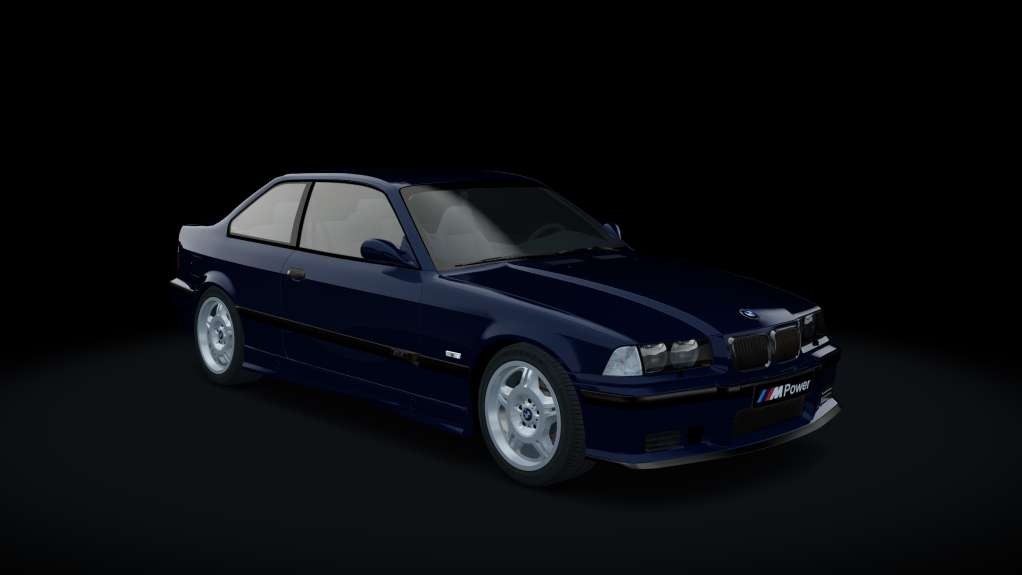 BMW M3 E36 3.0 286cv, skin blue_dark
