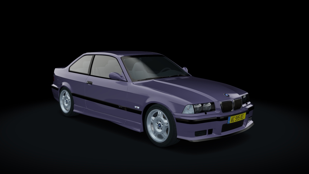 BMW M3 E36 3.0 286cv, skin daytona_violet